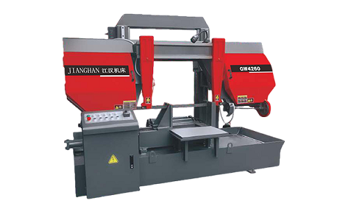 鹤峰龙门带锯床运行中途停止切割产生的原因是什么？